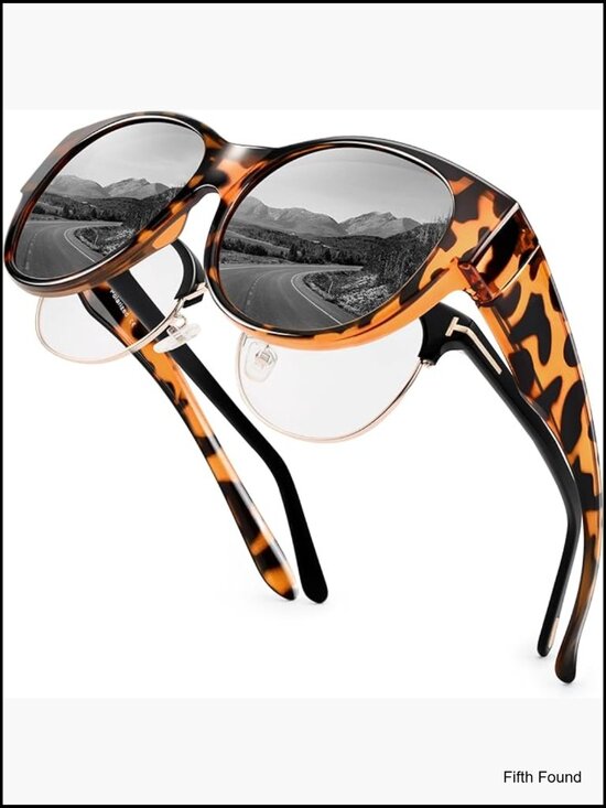 Oversized Cat Eye Polarized Sunglasses Fit Over Glasses UV400 main image 6